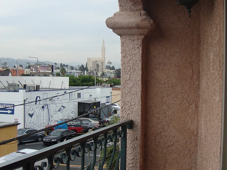 balcony off Master