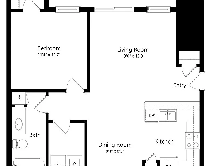 1 Bedroom | 1 Bath 1 Bedroom | 1 Bath