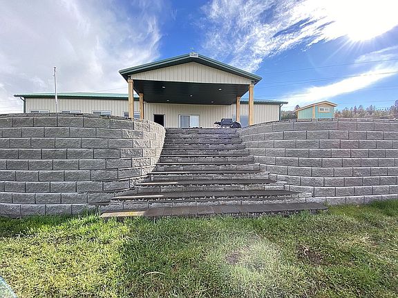 Grand staircase to barn