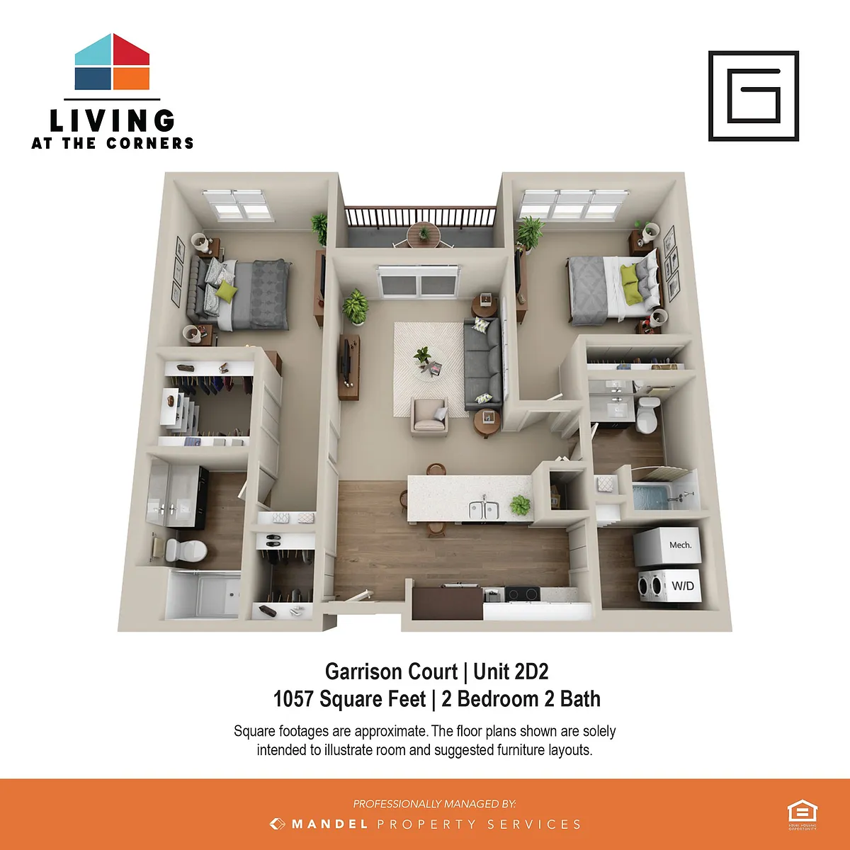Floor plan 2D2