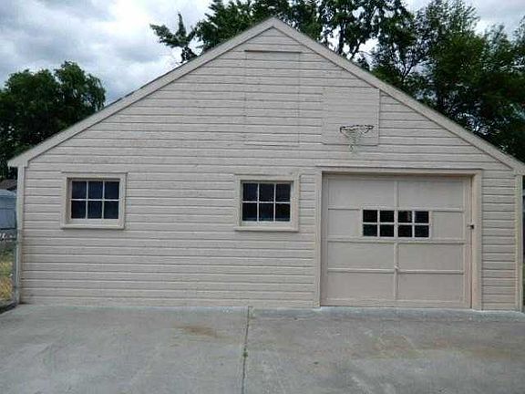 Front of garage
