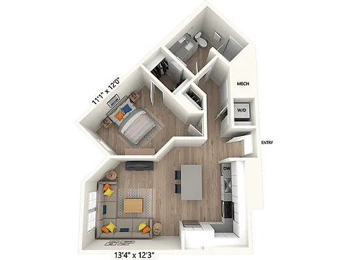 Floor plan AM12.3-M-Scheme II