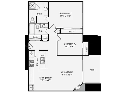 Floor plan B2