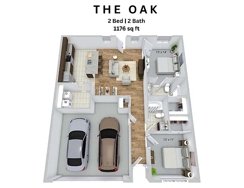 Floor plan The Oak