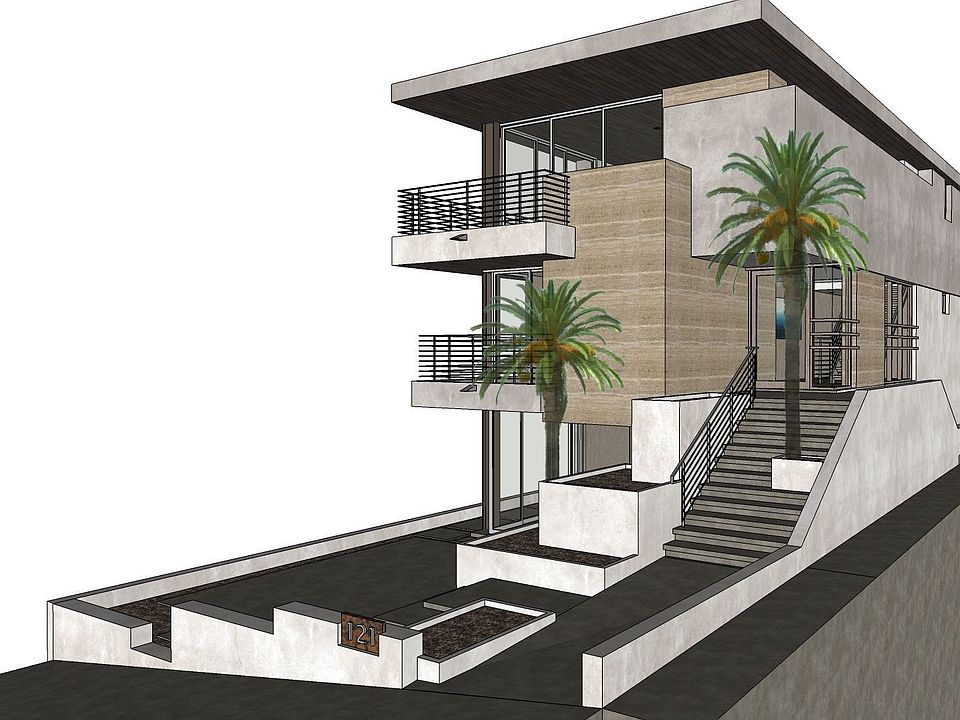 Rendering of North West View from Walk Street