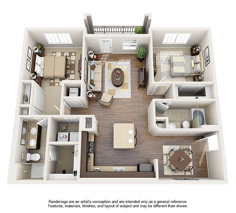 Floor plan B2