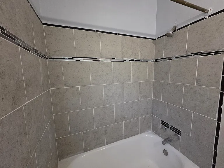 New Ceramic Tile in the Bathroom
