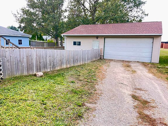 Oversized 2 car garage.