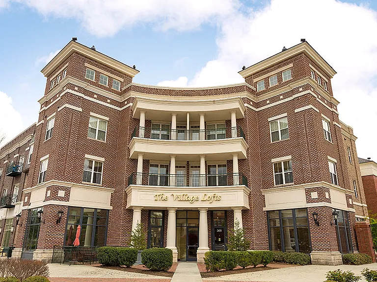 External Apartment View at The Village Lofts, Greensboro, NC