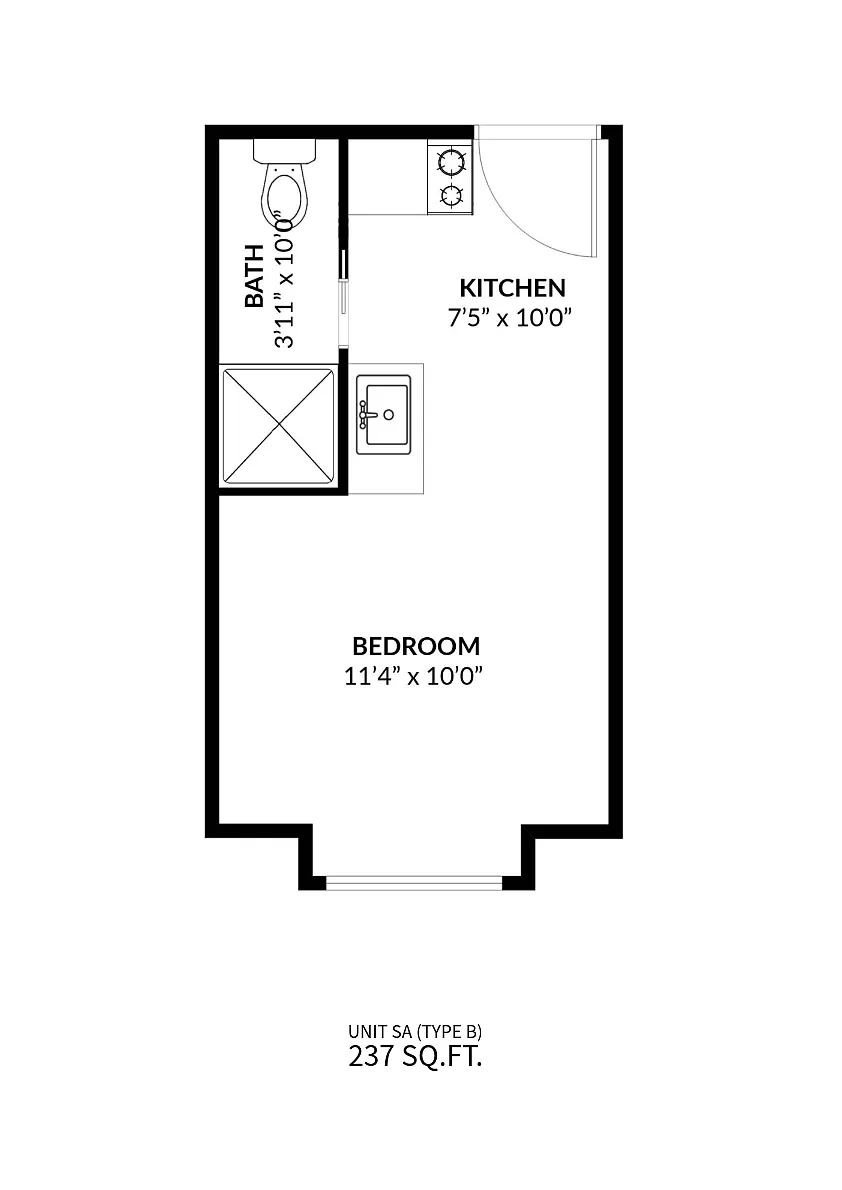 Floor plan 834 Eff 2