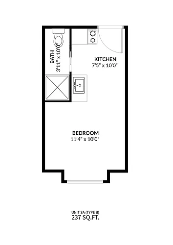 Floor plan 834 Eff 2