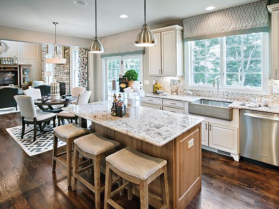 Kitchen Opens to Breakfast Area and Family Room
