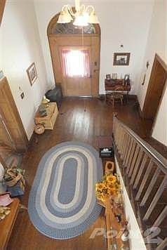 Foyer from up the stairs looking down.