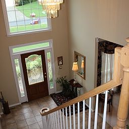 2 story entrance