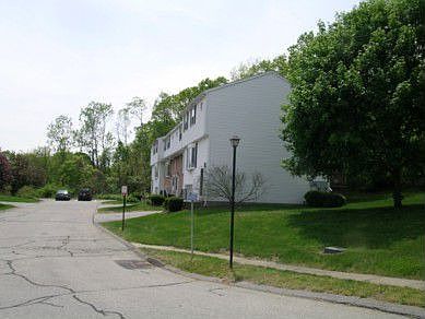 Street scene in the spring.