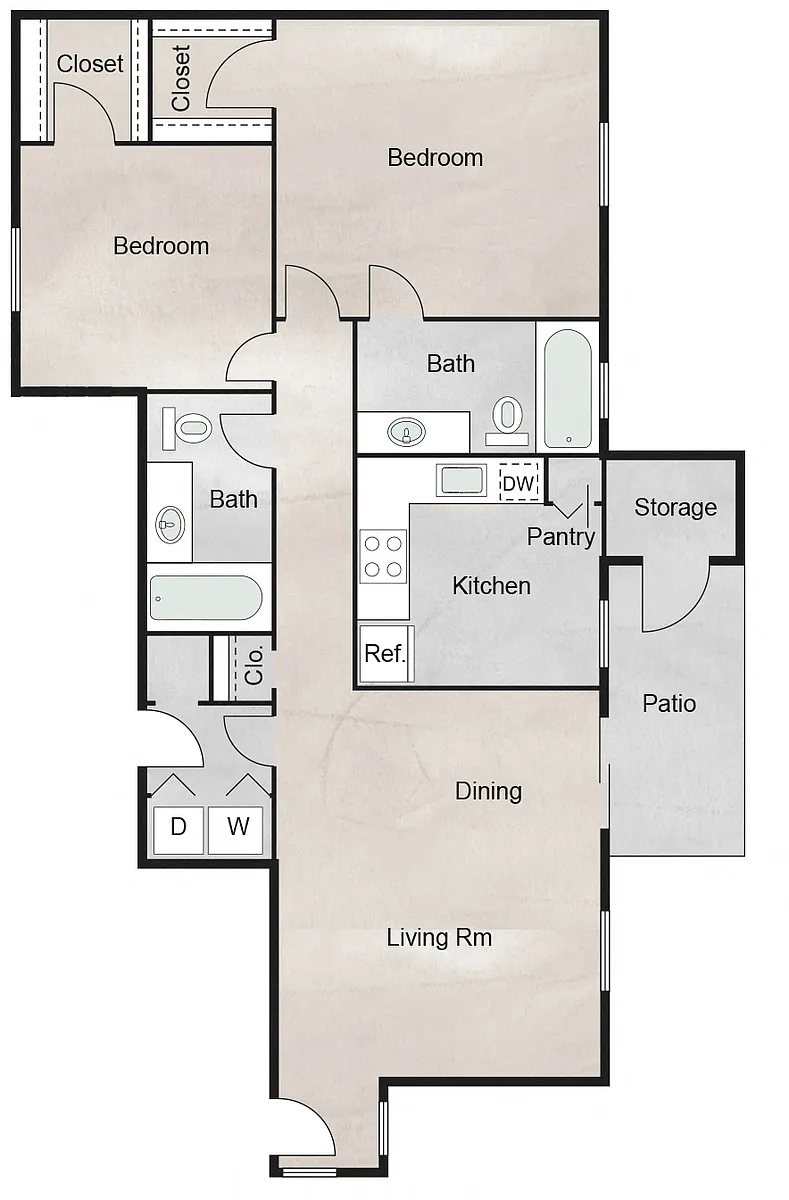 Floor plan St. Andrews (Plan M)
