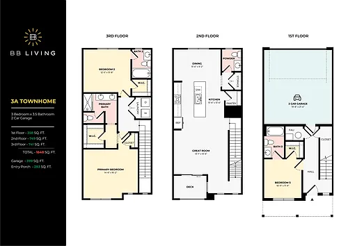 Floor plan 3A Townhome