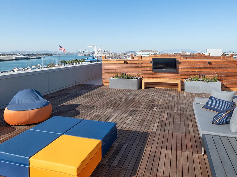 Rooftop Lounge with Outdoor TV