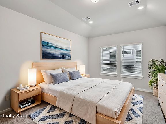 The Harlow floorplan in Spring Brook Village in Houston, TX.