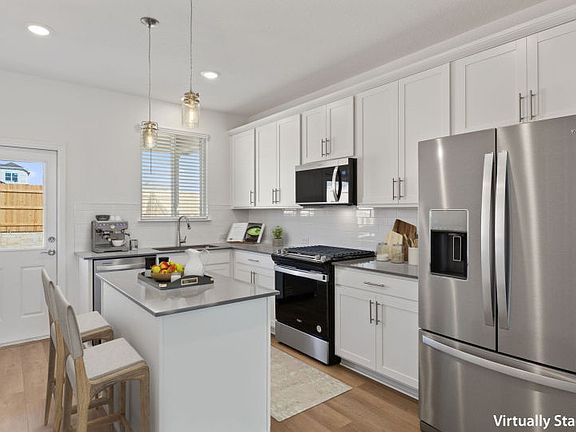 Kitchen with Backyard Views