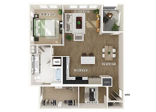 Floor plan A6D