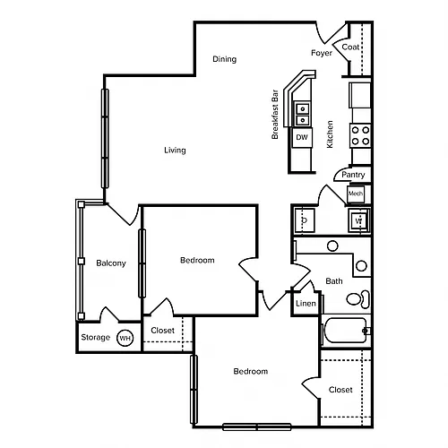 Floor plan B1
