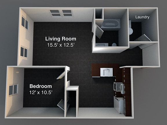 2nd image of 701 N Walnut St APT 105