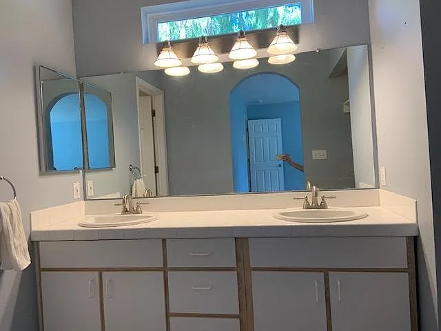 Master double vanity