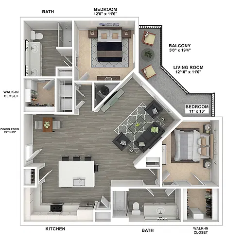 Floor plan B8