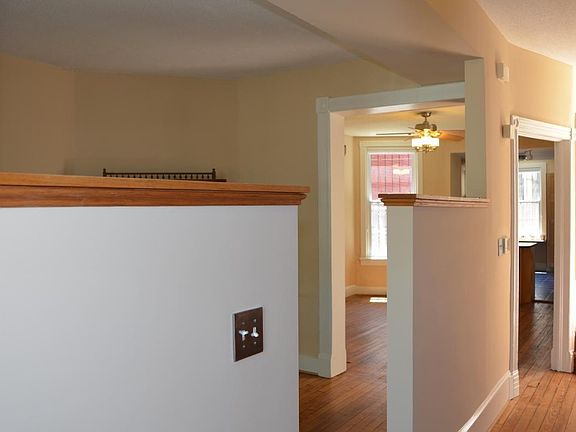front entrance, open floor plan