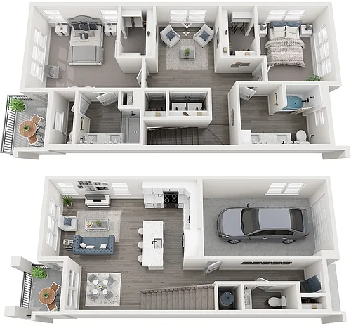 Floor plan Buckeye - Townhome