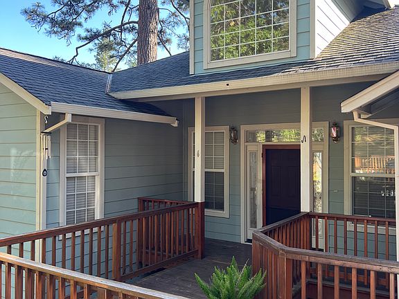 Front deck area of the home