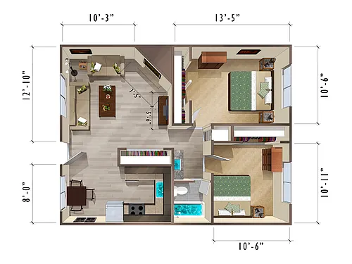 Floor plan B3