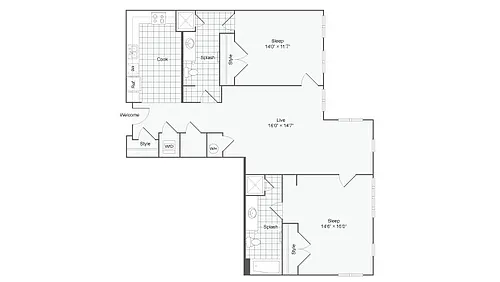 Floor plan B131