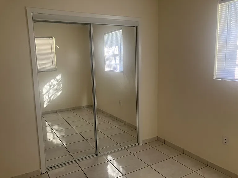 Bedroom 2 mirrored closet