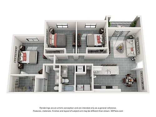Floor plan C1