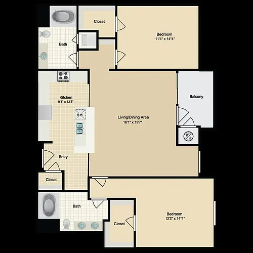 Floor plan NAPLES