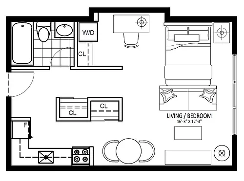Floor plan 2280 West 6th - Plan A