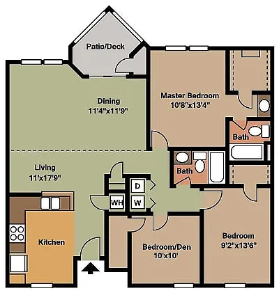 Floor plan Mendecino