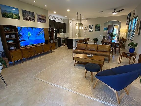 Spacious open floor plan.