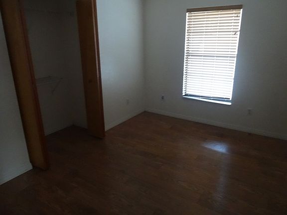 Bedroom with two closets.