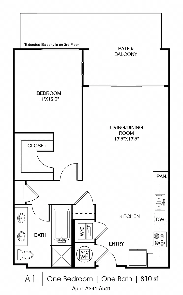 Floor plan A01