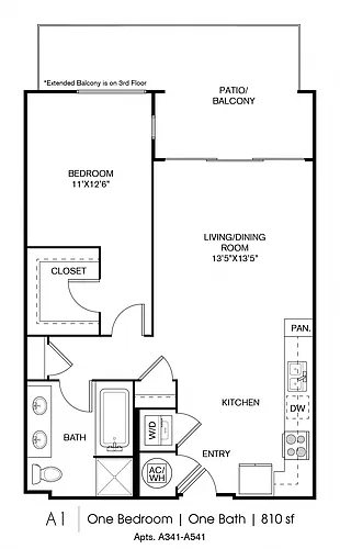 Floor plan A01