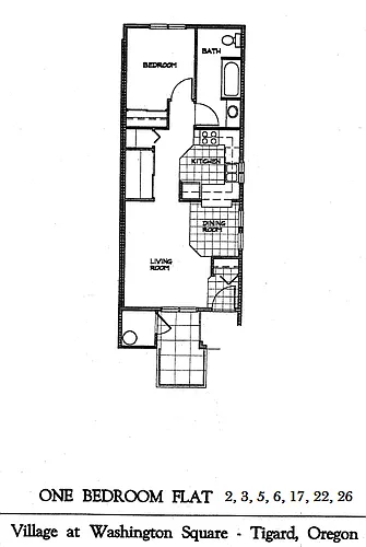 Floor plan 2X1 Flat