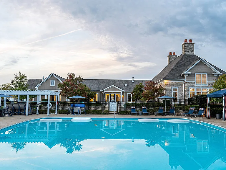 Pool at Dusk
