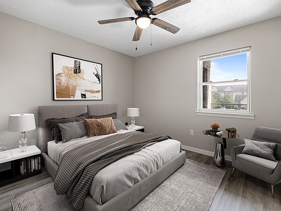 Spacious bedroom with good sized closet