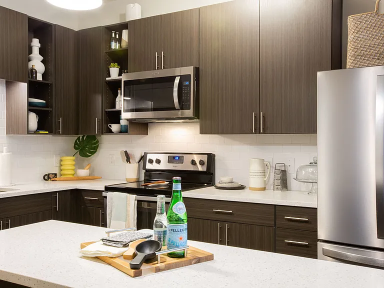 Kitchen with Quartz Countertops