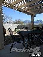 Patio facing Pusch Ridge Mts.