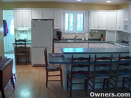 Kitchen with laundry far left