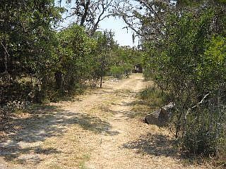 View from road into property